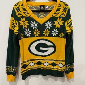 NFL Green Bay Packers Christmas Sweater‎ Women’s Medium